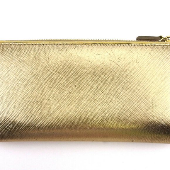 Salvatore Ferragamo wallet Vala ribbon leather Authentic used